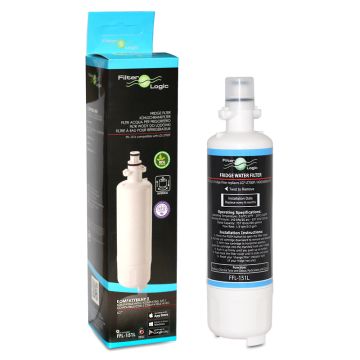 FilterLogic FFL-151L Fridge Water Filter Compatible with LG LT700P, ADQ36006101